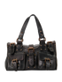 Roxanne, &pound;220, Handbags, Black, Leather, Front view